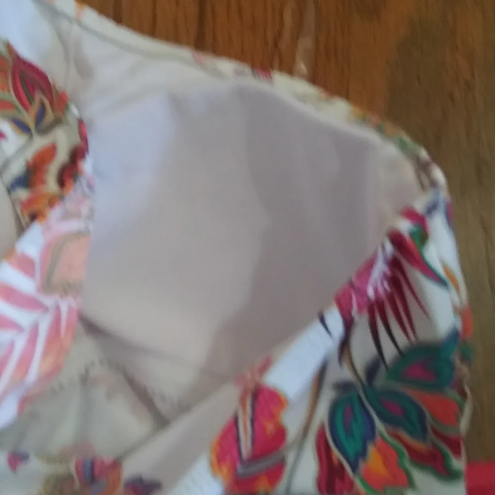 NWT.  Lauren Ralph Lauren floral one shoulder tankini.